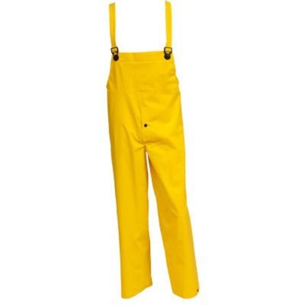 Tingley Rubber Tingley® O53107 .35mm Industrial Work Snap Fly Front Overall, Yellow, 2XL O53107.2X
